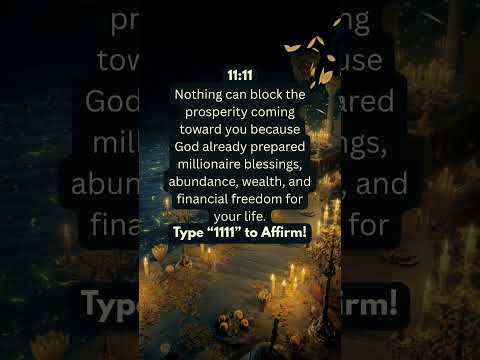 1111 Angel Number Brings Abundance #manifestation