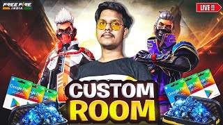 🔴[Live] Free Fire Live Custom Room | Live Custom Room Free Fire Sarkar Is live -Garena Free Fire !!