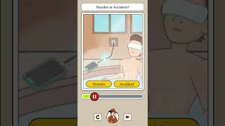 Murder or suicide? Detective IQ gameplay video #gameplay #iqgame #brainteasers #game screenshot 2