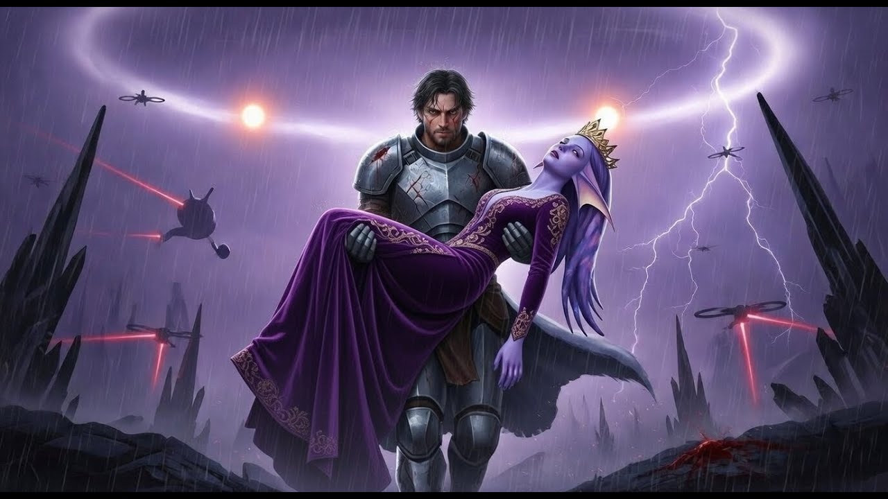 Штормовая Принцесса Велтары Умирала... Человек Спас Её — Вместе Они Разрушили Империю! 👽❤️🔥