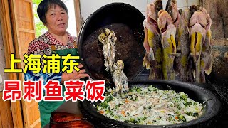 全上海最后一家！藏在古镇里的昂刺鱼菜饭，35元一份没人带找不到 #麦总去哪吃