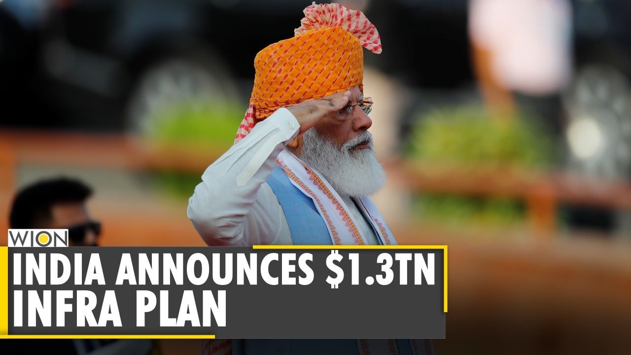 India: Prime Minister Modi announces $1.3 trillion national infrastructure plan