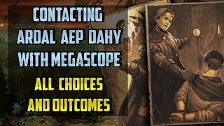 Ardal Aep Dahy Megasope All choices - Thronebreaker the Witcher Tales - (High Level Talks)