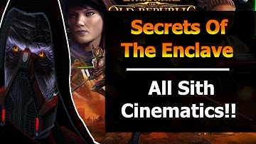Secrets of The Enclave Flash Point All Sith Cinematics!!!