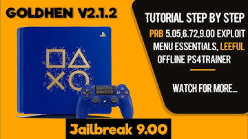 Prb 5.05/6.72/9.00 Exploit Menu Essentials + Leeful Offline PS4Trainer