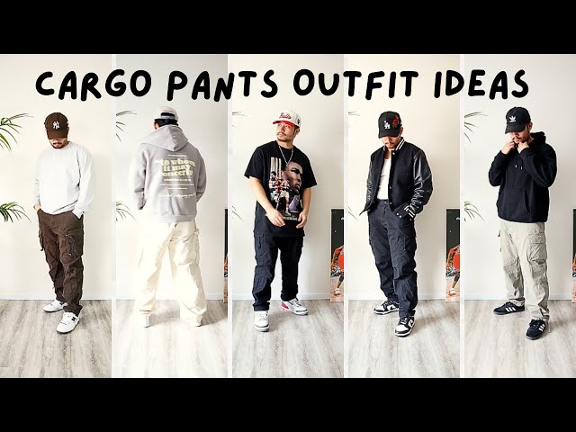 Cargo Pants Outfit Ideas | Mens Summer Lookbook 2021 - YouTube