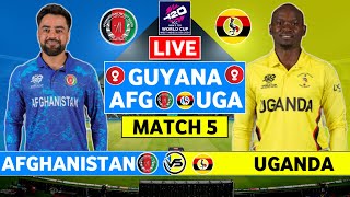 ICC T20 World Cup 2024 Live: Afghanistan vs Uganda Live Scores | AFG vs UGA Live Scores & Commentary