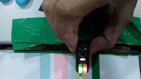 Autonics color sensor detect yellow