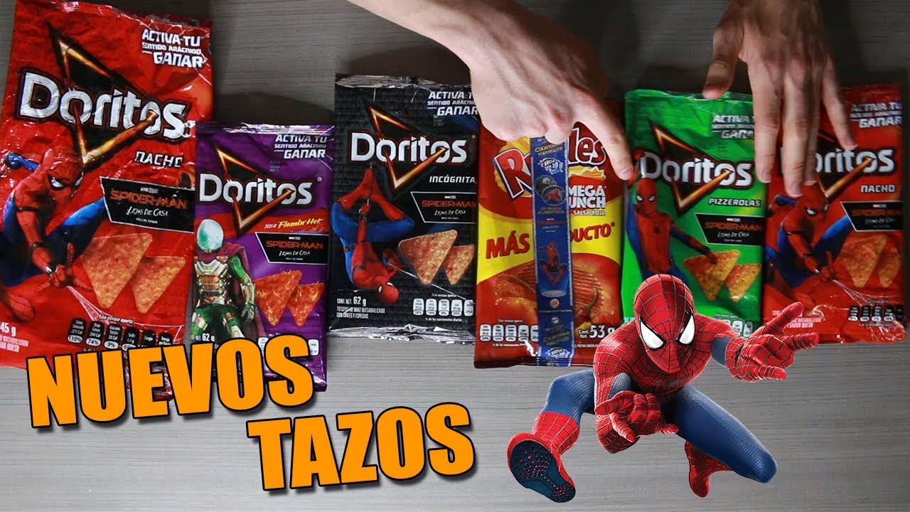 NUEVOS VUELA TAZOS DE SPIDERMAN | ABRI TODAS LAS ENVOLTURAS Y PASA ESTO -  YouTube