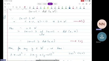 Functional Analysis Tutorial 11