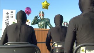 Kamen Rider ZO addresses the public