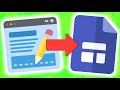 Creating and Customizing Forms in Google Sites