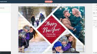 How to Edit Your Christmas Card Template in Corjl