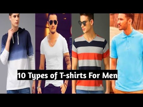 Types of T-shirts with name || Different types of Shirt Designs for Men ...