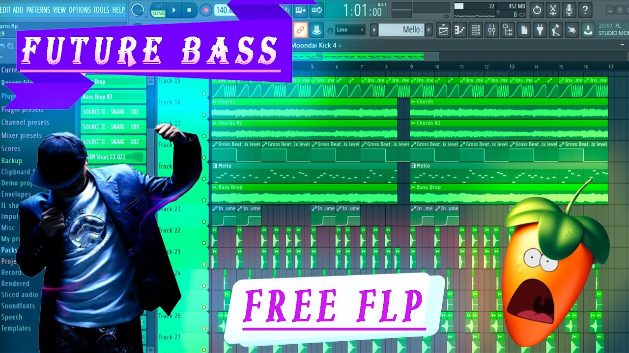 HOW TO MAKE FUTURE BASS - WITH VOCAL CHOP| FL Studio 20 Tutorial - FREE ...