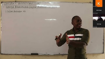 COMPANY RECONSTRUCTION 1