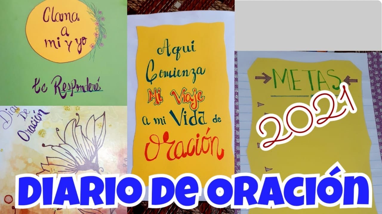 COMO HACER UN DIARIO DE ORACIÓN 2021 PASO A PASO// EXPLICACIÓN DE SU USO 😍