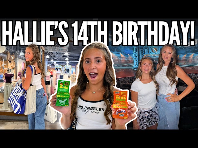 Hallie’s 14th Birthday Vlog! Shopping Spree + a BIG Surprise! | Life As We Gomez