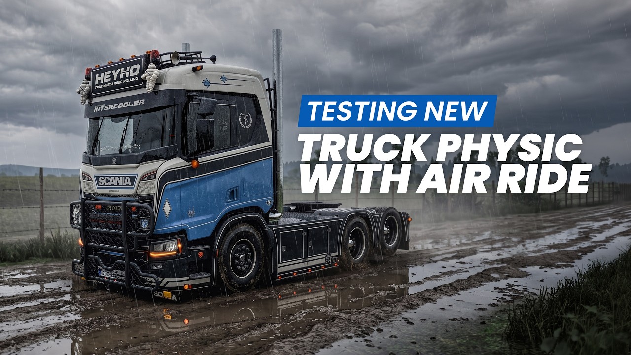 FREE ETS2 Mod: Testing NEW Physic mod with Air Ride