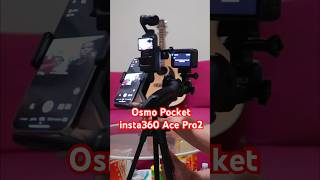 Osmo Pocket & insta360 Ace Pro2Camera Setup for Live Streaming | Behind the Scenes