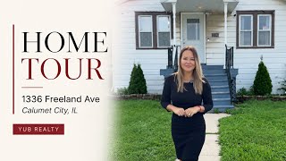 165K Home for Sale in Calumet City IL 1336 Freeland Ave Home Tour
