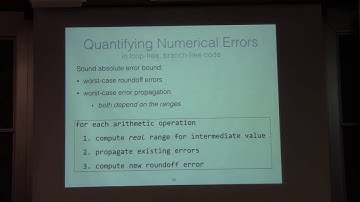 Colloquium - Eva Darulova (10/10/16)