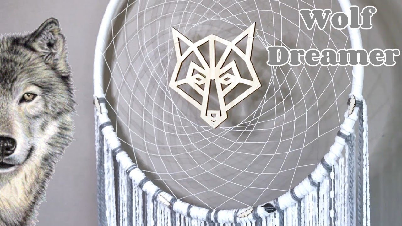 Diy Wolf Dreamcatcher How To Tutorial Bedroom Decor