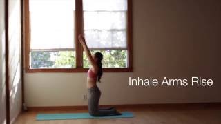 How to Practice Kneeling Moon Salutations in Yoga