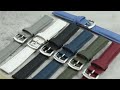 New Coated Sailcloth Strap 18/19/20/22mm Sport Fabric Waterpr