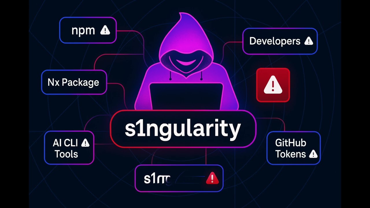 π¨ The s1ngularity Supply Chain Attack: Nx Package, npm, GitHub Tokens & AI Dev Tools Under Fire