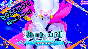 『Xylophia Gudmund』 Rosemon Burst Mode Evolution & Skill - Digimon World Next Order