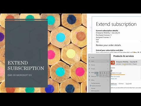 How Extend #EMS E5 Subscription with Product Key - Not #Microsoft 365 #Enterprise Mobility Security