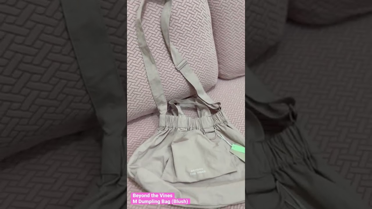 Beyond the Vines | M Dumpling Bag in Blush