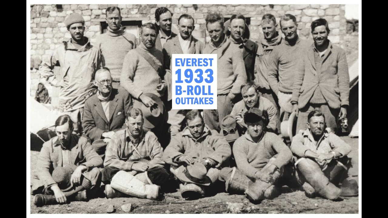 1933 Everest Expedition Outtakes | Silent B-Roll | BFI Source - HQ