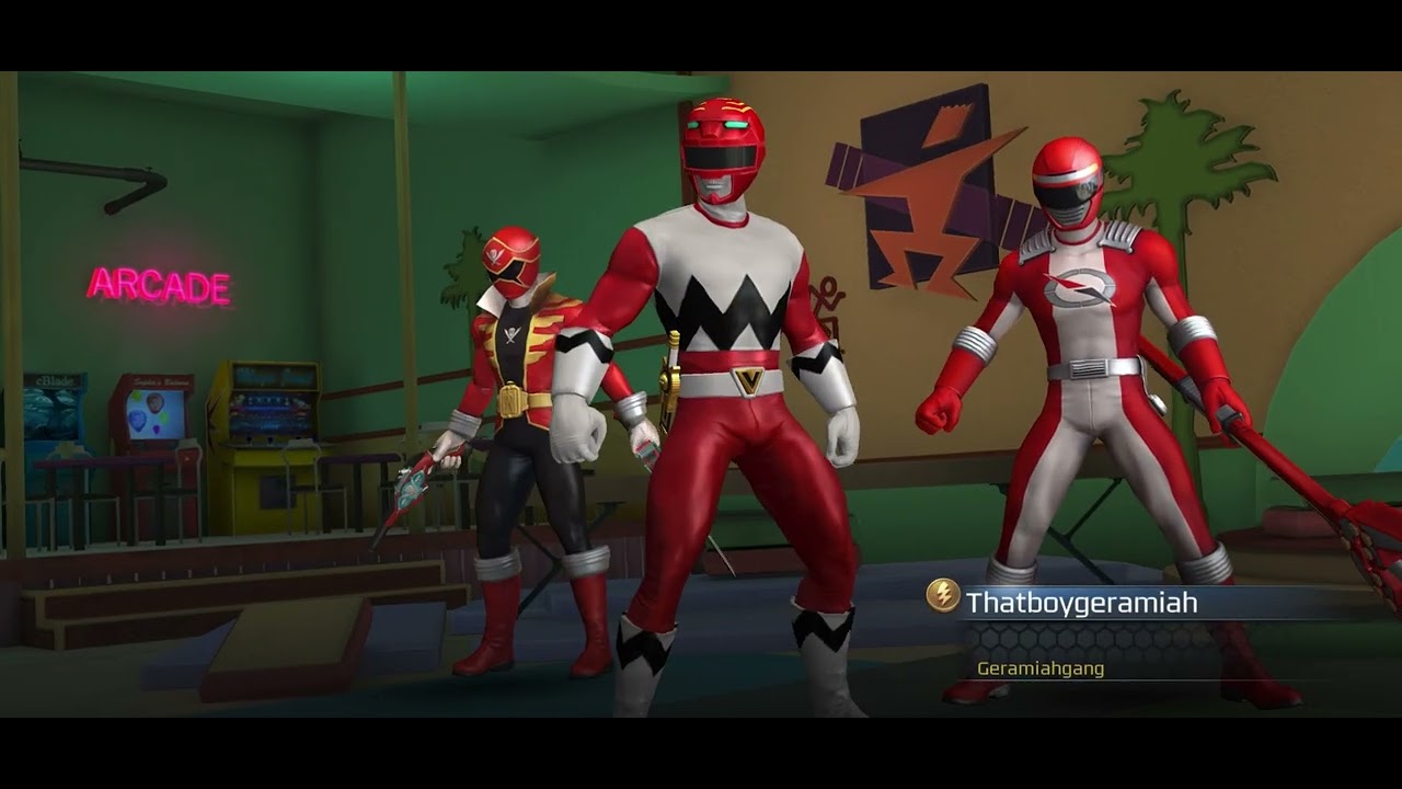 Playing power rangers 