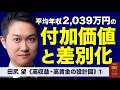 【超有料級①】怒涛の実績！平均年収2,039万円の付加価値戦略《田尻望｠｜超高収益＆高賃金企業の構造