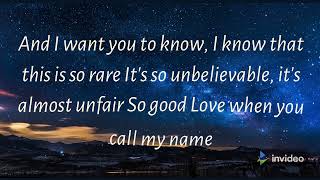 Alicia Keys - Love When you call my name (Lyrics)