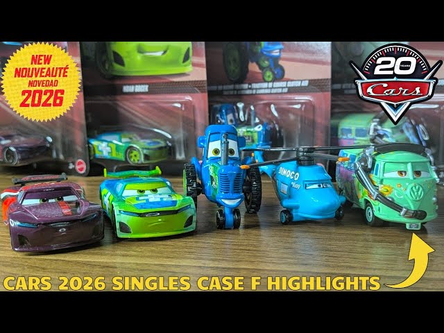 Disney Cars 2026 Singles Case F Diecast Highlights - Racing