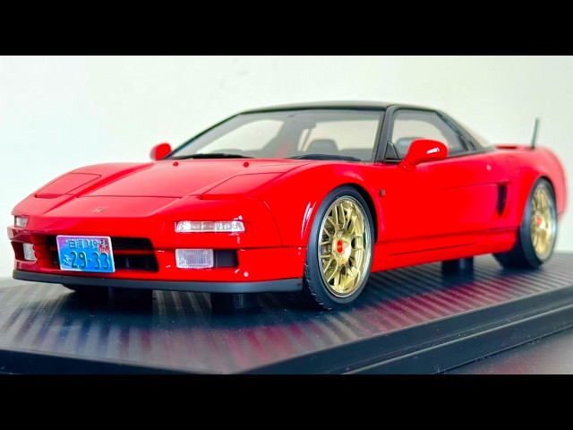 Ignition Model 1:18 Honda NSX NA1 BBS RG-R Gold Wheels - YouTube