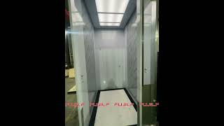 Modern Simple Home Elevator Cabin With Full Stainless Steel Frame
