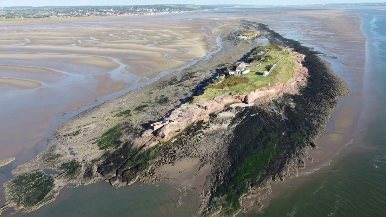 Hilbre Island, River Dee, Wirral DJI Mini 2.