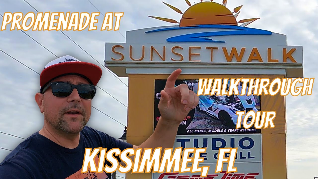 The Promenade At Sunset Walk, Margaritaville Orlando! Full Tour With