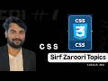 CSS Tutorial for Beginners 2026| Only What Freshers Actually Need | Web Dev Series #002