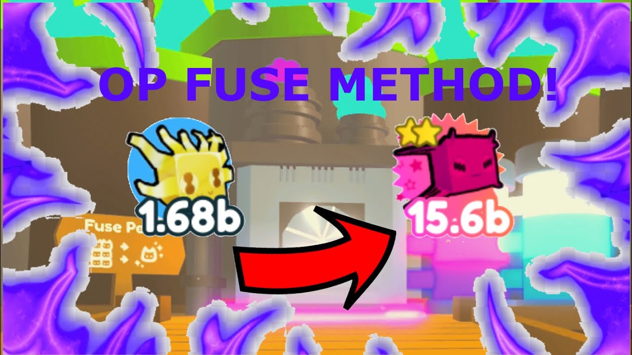 Pet Simulator X! Fuse Method To Get Rainbow Star Surfer