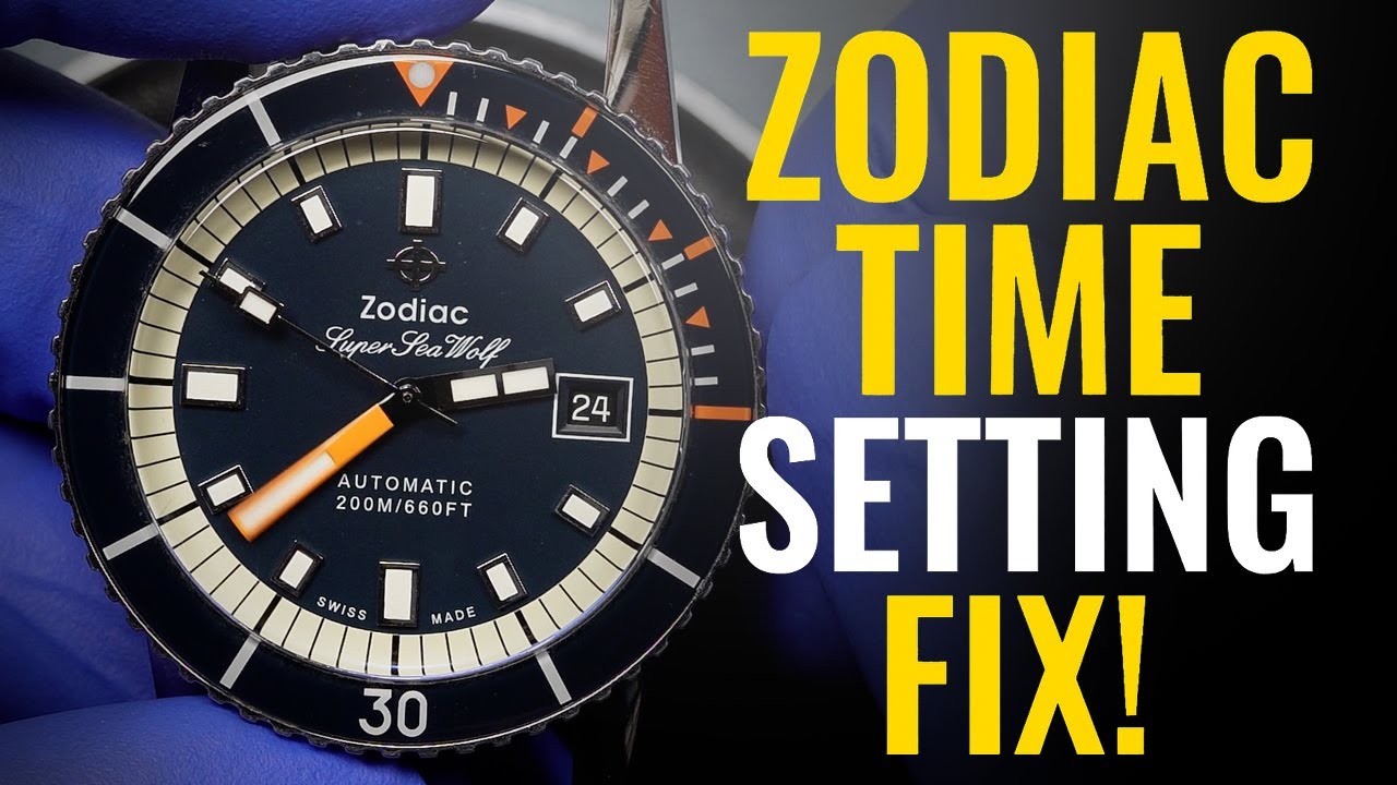 Zodiac Super Sea Wolf Repair: The Crown/Keyless Works Fix STP 1-11