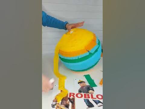 Піньята ROBLOX. Як зробити піньяту на день народження? Декор піньяти # ...