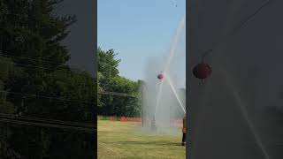 Fire Department Water Barrel fights @ Celebrate Waupun 2023