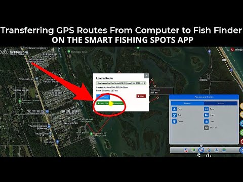 How To Export Routes From Smart Fishing Spots To A GPS Or Fish