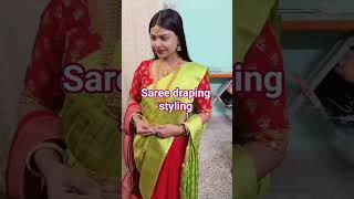 #trending #viral #bridalmakeup #sareedraping #saree #drape #draping #southsarees #south