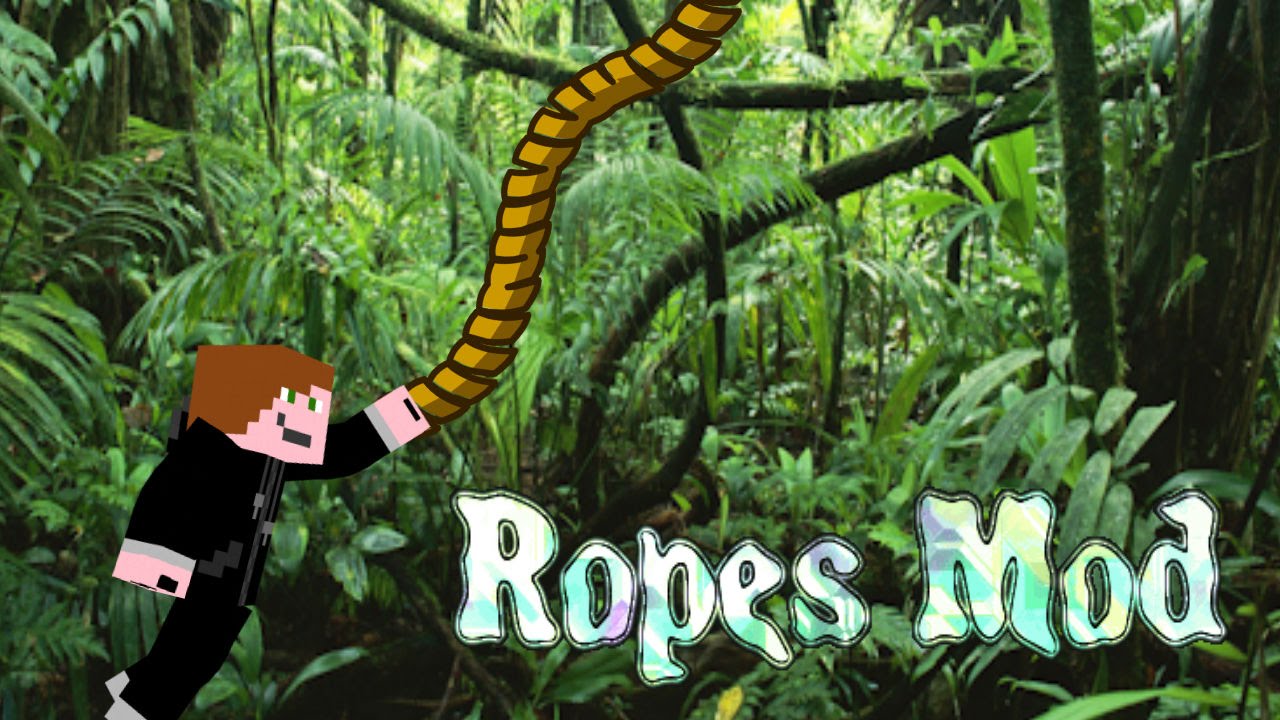 Minecraft Mod Review #19 ROPES+ MOD & SPECIAL - [German/Deutsch] - YouTube